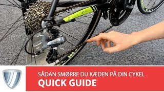 Sådan smører du kæden på din cykel samt opbygningen af en cykelkæde [upl. by Ignacia822]