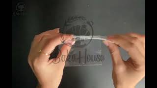 Bake House Cake Stencil Size 2 Design 2 Bake House [upl. by Anirazc12]