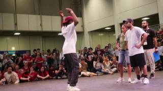 Franky Dee calls out all 3 Judges Ben Arman amp Joy  2 Berliner Hip Pop Battle 2017 [upl. by Alded]