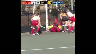 Diving save by Waterloo goalie in field hockey  CBCSports [upl. by Iam]