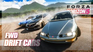 Forza Horizon 5  Front Wheel Drive Drift Cars Challenge [upl. by Karry]