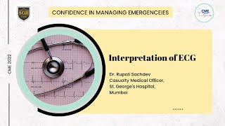 Interpretation of ECG  Confidence in Managing Emergencies CME [upl. by Seditsira]