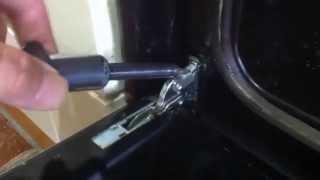 Electric oven cooker door removal guide Easy step by step [upl. by Raynell681]