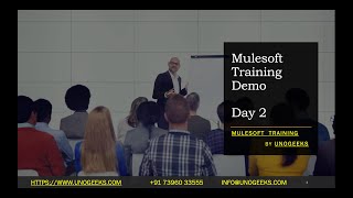 Mulesoft Training Demo Day 2  Mulesoft tutorial for beginners  Mulesoft training online [upl. by Rahsab]