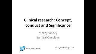 Clinical research Concept Conduct and Significance [upl. by Noicpecnoc667]