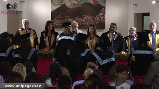 Seduta laurea Pegaso Lamezia  Unipegasotv [upl. by Eirovi952]