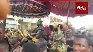 Asantehene Exhibits Traditional Authority in Berekum [upl. by Deth908]