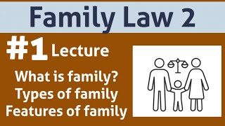 Family Law Lecture 1 Family Features and types [upl. by Werby]