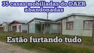 35 casas mobiliadas abandonadas na colônia de férias do DAER estão furtando e depenando tudo [upl. by Reinert]