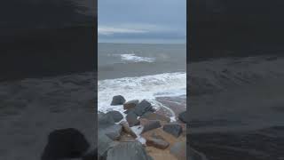 View of West Bay Beach Bridport Dorset [upl. by Llyrrad]