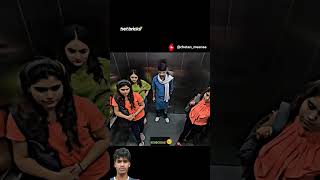 Lift prank 🤔 by rjnaved viralvideo pranktrendingyoutubeshortsfunnyprankmemesprankliftprank [upl. by Aneris]