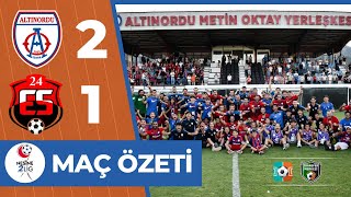 Altınordu 21 24 Erzincanspor  ÖZET  Nesine 2 Lig Beyaz Grup 5 Hafta [upl. by Ahsetel]