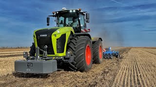 Farming with CLAAS  Xerion 2023 LEMKEN  AMAZONE and KUHN [upl. by Rekyr]