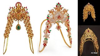 Latest Gold Bajuband  Vanki  Armlet Designs  Beautiful Gold Jewelry Designs [upl. by Anikes3]