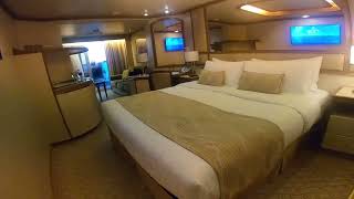 Emerald Princess Cabin D518 Mini Suite w Balcony [upl. by Dabney]