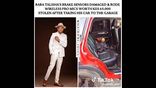 baba talisha car brakes and other parts stolen worth 65k [upl. by Nediarb]