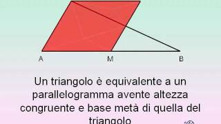 27  Equivalenza tra triangoli e parallelogrammi [upl. by Aneri]