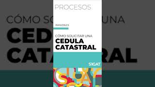 Cómo solicitar una Cédula Catastral [upl. by Ioj587]