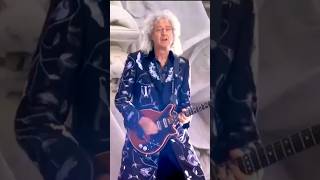 Queen Rocks Buckingham Palace Brian May’s We Will Rock You Guitar Solo 🎶🇬🇧 shorts guitarsolo [upl. by Haydon]