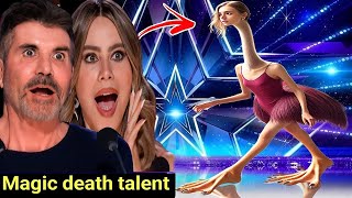 Sacred Riana Magician Fan Made SCARES The Judges with INVISIBLE Magic Britains Got Talent 2024 [upl. by Bysshe]