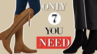 The ONLY Shoes amp Boots you NEED in your WINTER Closet  Classic Shoe Styles for Women [upl. by Brenk]