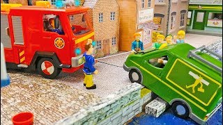 Feuerwehrmann Sam Einsatz für Feuerwehrauto Jupiter  Unfall im Hafen  Spielzeug Film für Kinder [upl. by Aihpled]