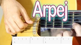 Gitar Dersi 7  Arpej Nedir  Arpej çalmak  AH BU BEN Nasıl çalınır [upl. by Ayouqes]