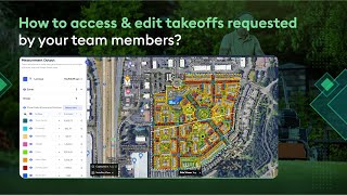 How to access amp edit takeoffs requested by your team members [upl. by Fredra806]