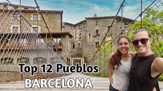 🔴 Los 12 PUEBLOS más Bonitos que ver en BARCELONA Cataluña 4K  España [upl. by Relyt670]