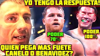 Canelo o Benavidez quien Pega mas Fuerte Yo Pelie con los 2 David Benavidez y Canelo habla Gvozdyk [upl. by Ellives]