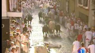 Primer encierro de San Fermín 2009 [upl. by Messere]