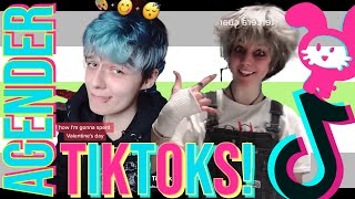 Agender TikToks  TikTok Bunny 🐰  Compilation lgbtqia agender tiktokviral nonbinary [upl. by Nahsed475]