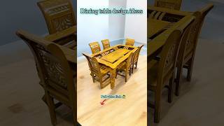 New wooden Dining table design ideas 💡youtubeshorts shorts diningtabledesign [upl. by Alphonsa]