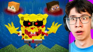 I Fooled My Friend as SPONGEBOB in Minecraft [upl. by Norehs]