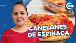 CÓMO HAGO CANELONES DE ESPINACA Y RICOTA [upl. by Amora]