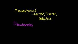 323 List three examples each of monosaccharides disaccharides and polysaccharides [upl. by Alistair]