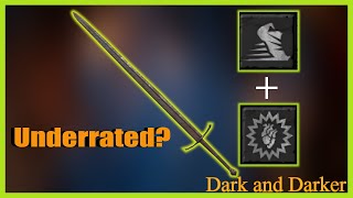 Dark And Darker Why Adrenaline Rush Long Sword Is Underrated [upl. by Asseneg]