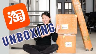 TAOBAO HAUL 2022  Black Friday Shopping  Unboxing home purchases  WHAT DO I BUY IN CHINA  淘宝海运 [upl. by Veljkov]