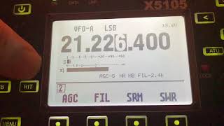 Xiegu X5105 built in antenna analyser test [upl. by Najar353]