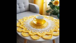 AIInspired Crochet table Decor [upl. by Adnek]