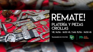 Subasta de Platería y Piezas Criollas  Morales Colombo TV [upl. by Kilk]