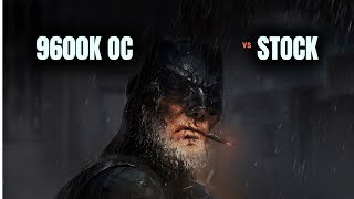 i5 9600k Stock vs Overclock OC 12 Games Tested [upl. by Emmit]