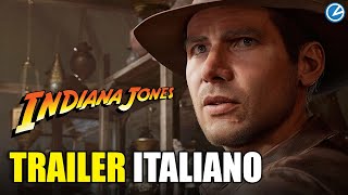 Indiana Jones GAMEPLAY TRAILER DOPPIATO IN ITALIANO [upl. by Wallach]