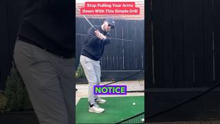 Do This Drill For Perfect ARM Movement In The Downswing [upl. by Aij]