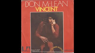 Vincent  Don McLean  1972 [upl. by Ecnaiva]