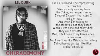 Lil Durk  Chiraqimony LYRICS [upl. by Dusty]