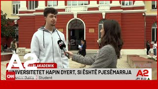 Universitetet hapin dyert si është pjesëmarrja këtë vit Live nga Universiteti i Tiranës [upl. by Waneta]