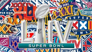 Super Bowl Evolution Logo Through the Years  1967  2020 [upl. by Ronel]