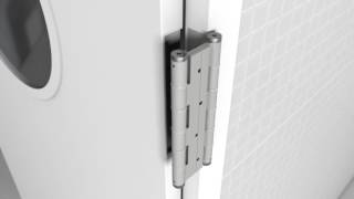 Justor Double Action Spring Hinge Installation [upl. by Annwahsal]