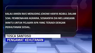 Pengamat Amien Rais Harus Belajar Perhutanan Sosial [upl. by Ailedroc634]